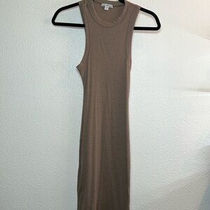 James Perse tan dress